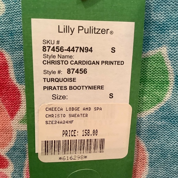 NWT Lilly Pulitzer Christo Cardigan Small - Picture 4 of 4